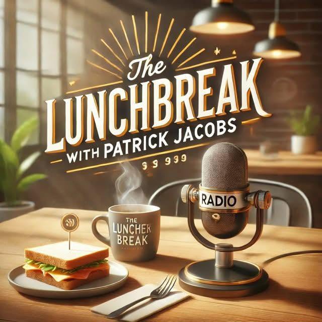 Vanaf 06-07-2026 elke werkdag van 12:00 tot 13:00 Lunchbreak met Patrick Jakobs